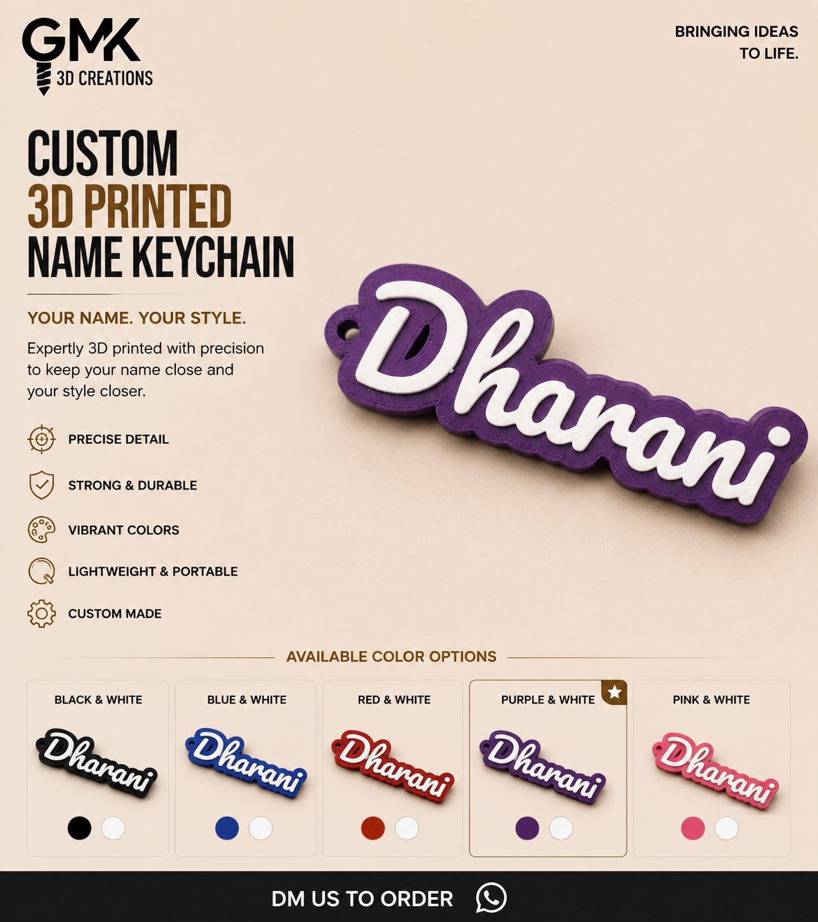 Dharani Keychain