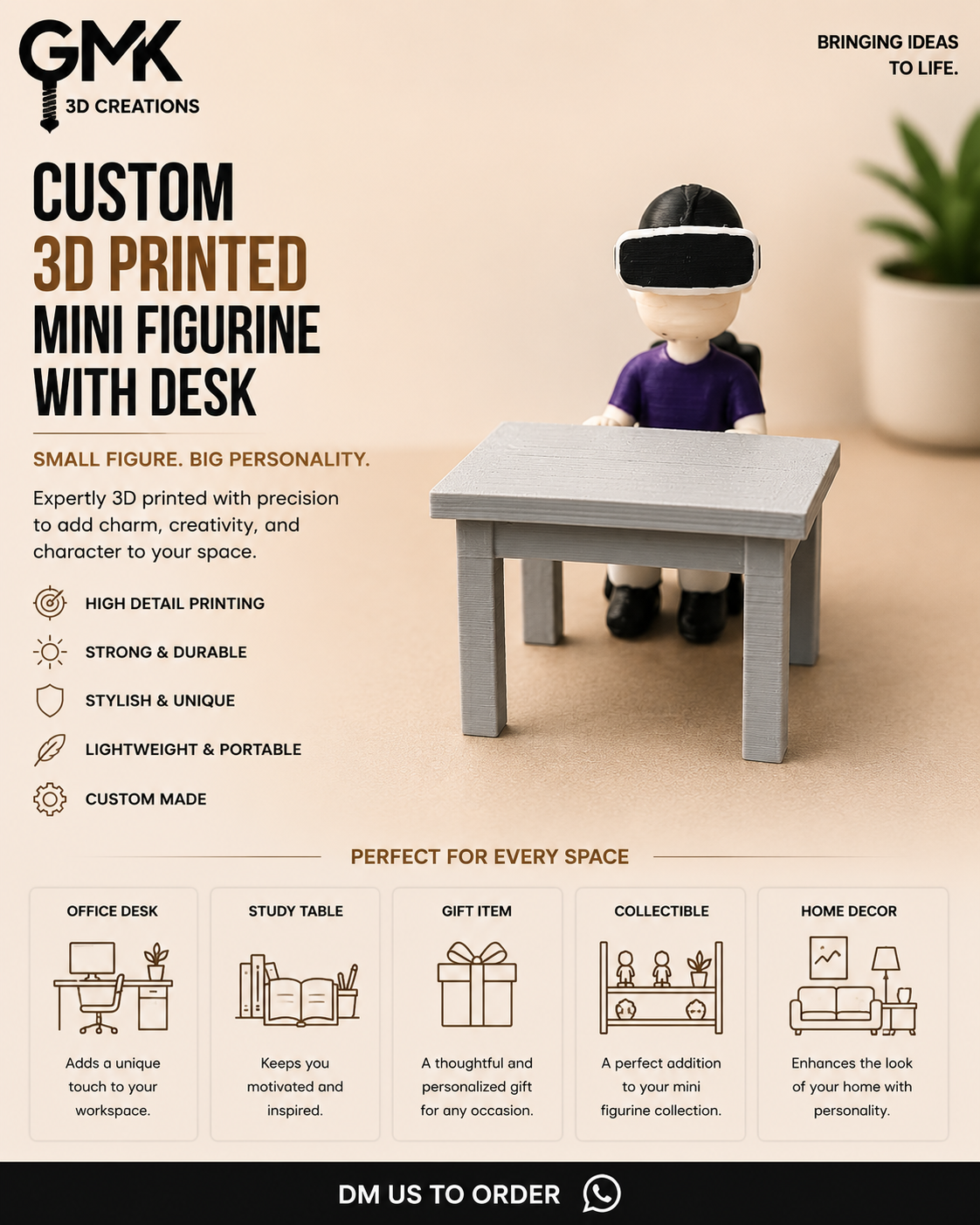 Miniature VR Developer Desk Set