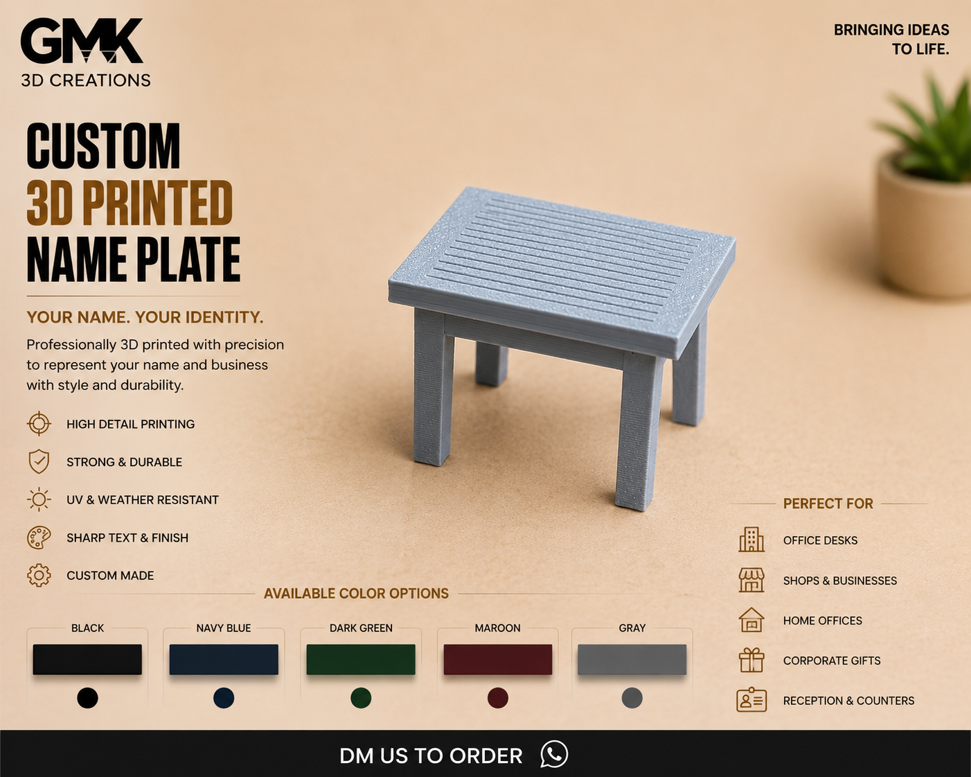 Miniature Office Desk
